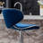 Annetra Velvet Upholstered Adjustable Swivel Barstool-2018900988