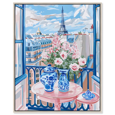 Art mural sur toile A Scene of Paris