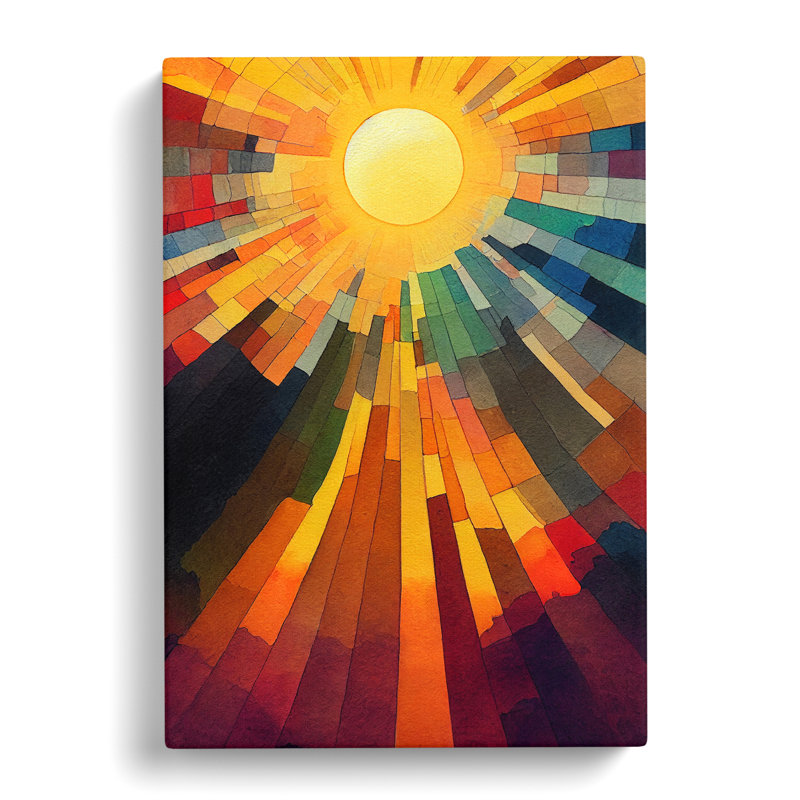 Magical Sun Vol.1 - Wrapped Canvas, 50cm H x 35cm W x 3cm D