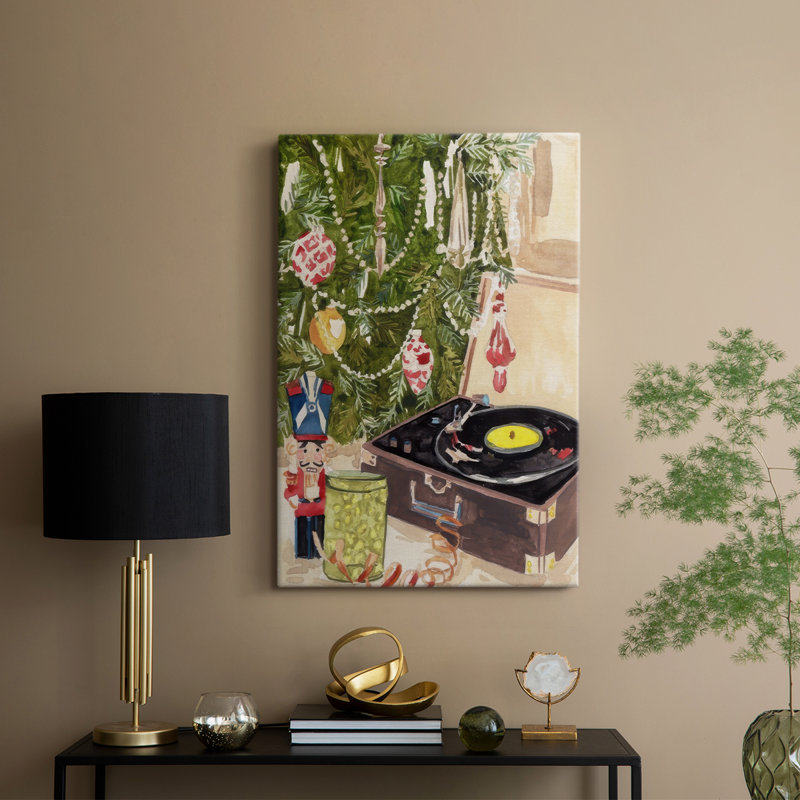 Home Sweet Christmas I -Gallery Wraraped Cavas, H 48 po x l 32 po