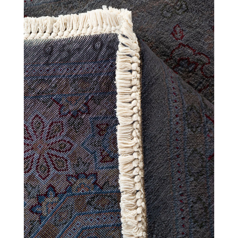 Fine Vibrance One-of-a-Kind 4' 4" X 4' 5" Hand Knotted Area Rug