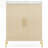 35.43" White & Gold 6-Tier Entryway Shoe Storage Cabinet with Doors-1690423504