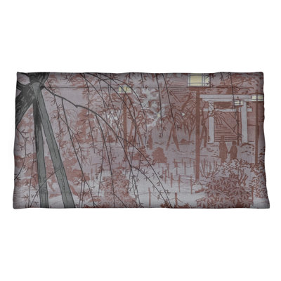Couvre-oreiller Kasamatsu Shiro Misty à Shinobazu Pond