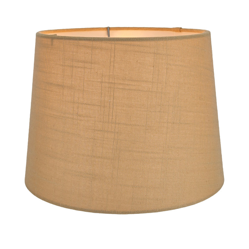 Abat-jour cylindriques 13 po en haut x 13 po en bas x 9 po, Brun