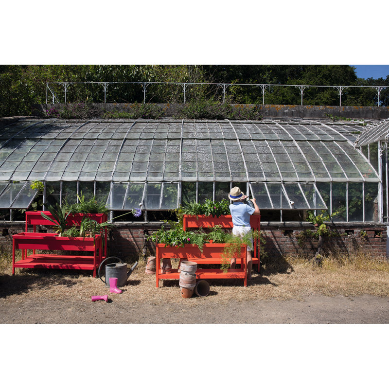 Pot à fleurs surélevé 100% acier Terrazza, Capucine, H 35,5 po x l 47 po x P 12 po