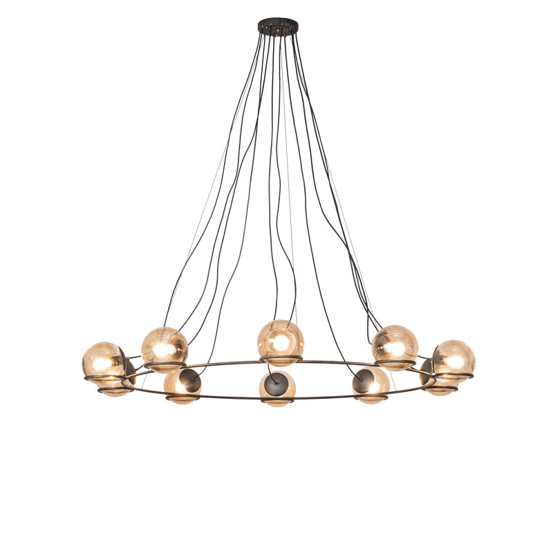 Luminaire suspendu géométrique 10 lumières