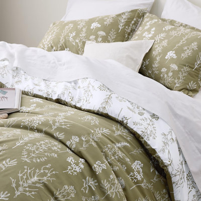 Bedsure Floral Comforter Set