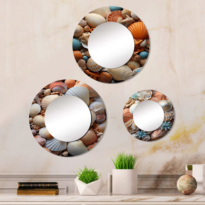 Keyisha Metal Round Mirror
