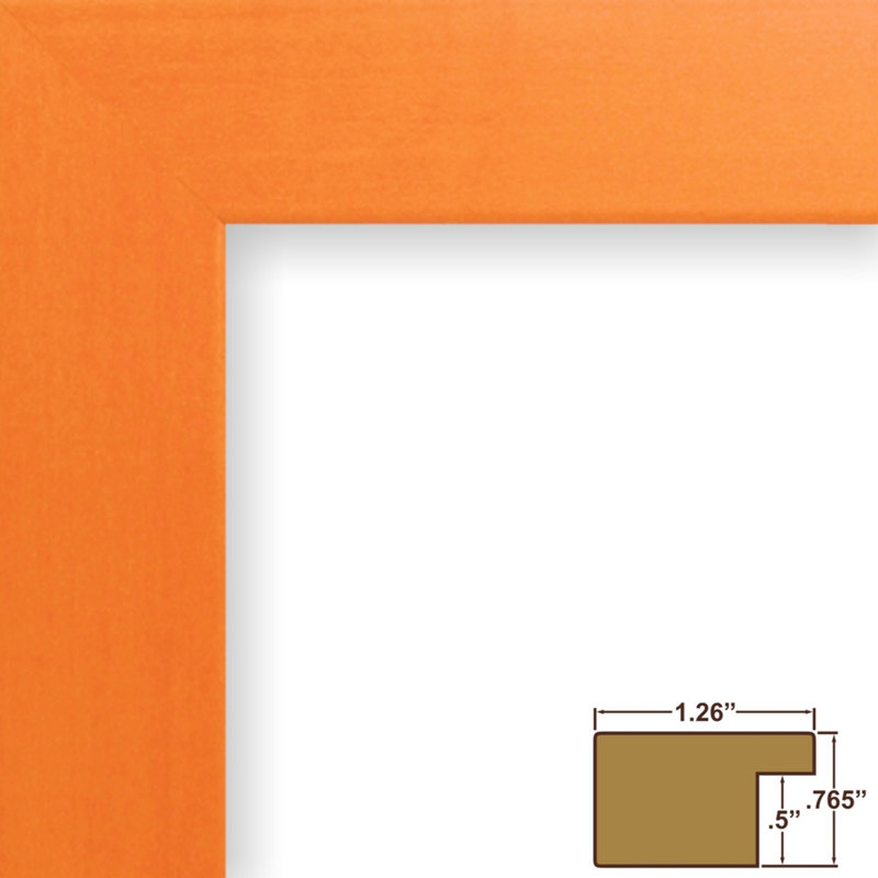 Cadre photo Busse, Orange, 16 po x 24 po