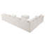 Canapé modulaire de coin avec repose-pieds Makah-1069038022