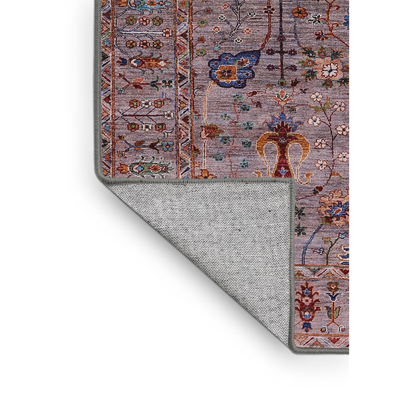 Tapis 100% Mid-Century moderne lavable à la machine 2399, Tapis de couloir 2 pi x 5 pi