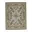 Hand-Knotted High-Quality Light Green and Light Blue Area Rug