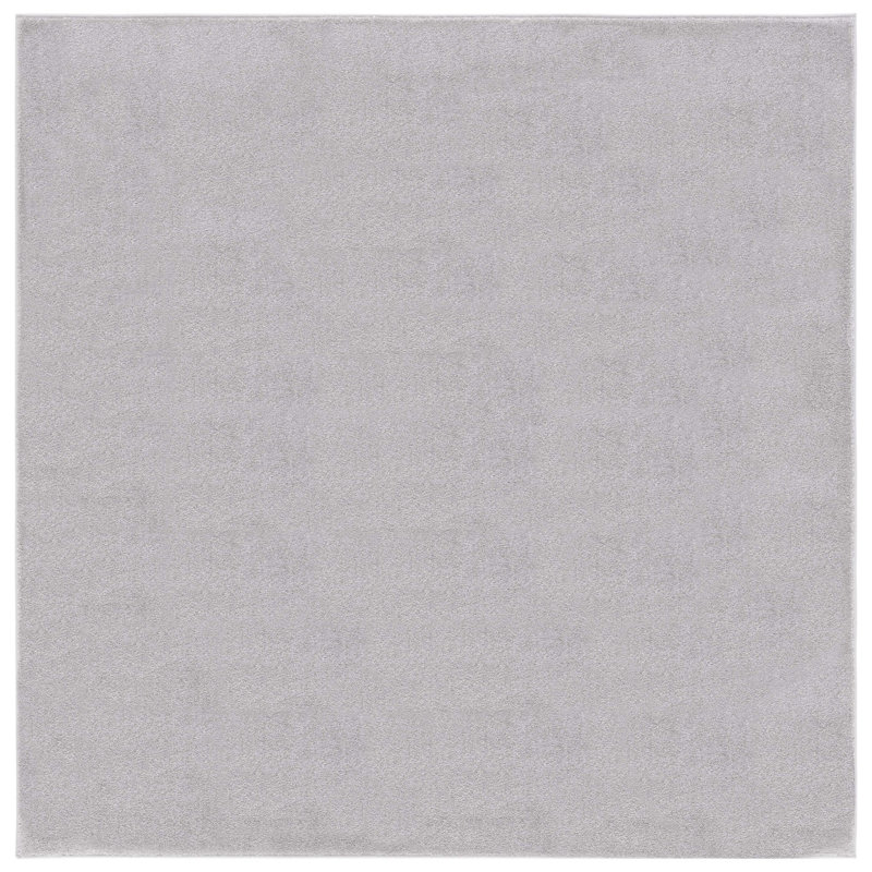 Aeneas Gray Area Rug, Square 6'7"