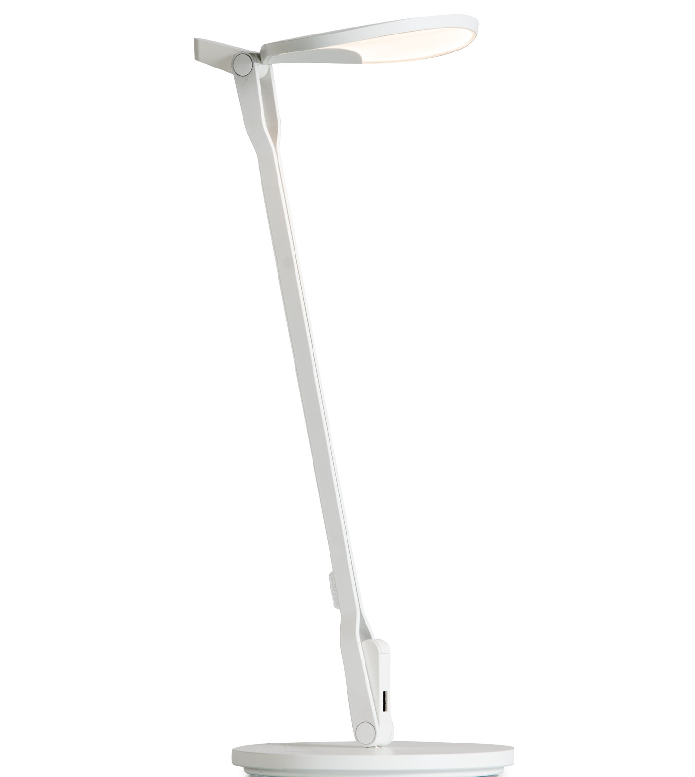 Splitty Metal USB Desk Lamp, Matte White