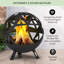 Colima Circle Wood Burning Smokeless Fire Pit-93738030