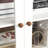 Display Storage Cabinet With Glass Doors Set Of 3