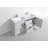 Lefebvre 59 " W Freestanding Standard 2 Double Vanity Bathroom Vanity With Poly Marble Top-363129649