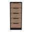 Commode verticale H 42 po, 5 tiroirs