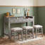 Solid Wood Top Dining Set-120004736