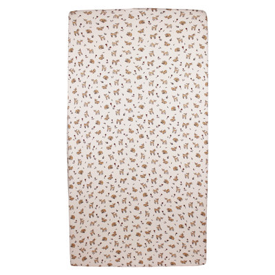 Organic Crib Sheet in Doe-a-Deer
