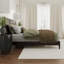 Lit plateforme en bois massif avec pied de lit assorti Ambrey-864761705-864761704