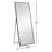 Sabine Metal Rectangle Floor Mirror-86932879-86933602