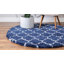 Tapis bleu marine / ivoire Scottsville-1585129833