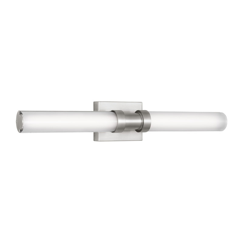 Kelan Dimmable LED Vanity Light, Brushed Nickel, 26.75"H x 4.75"W x 4.5"D, 20W