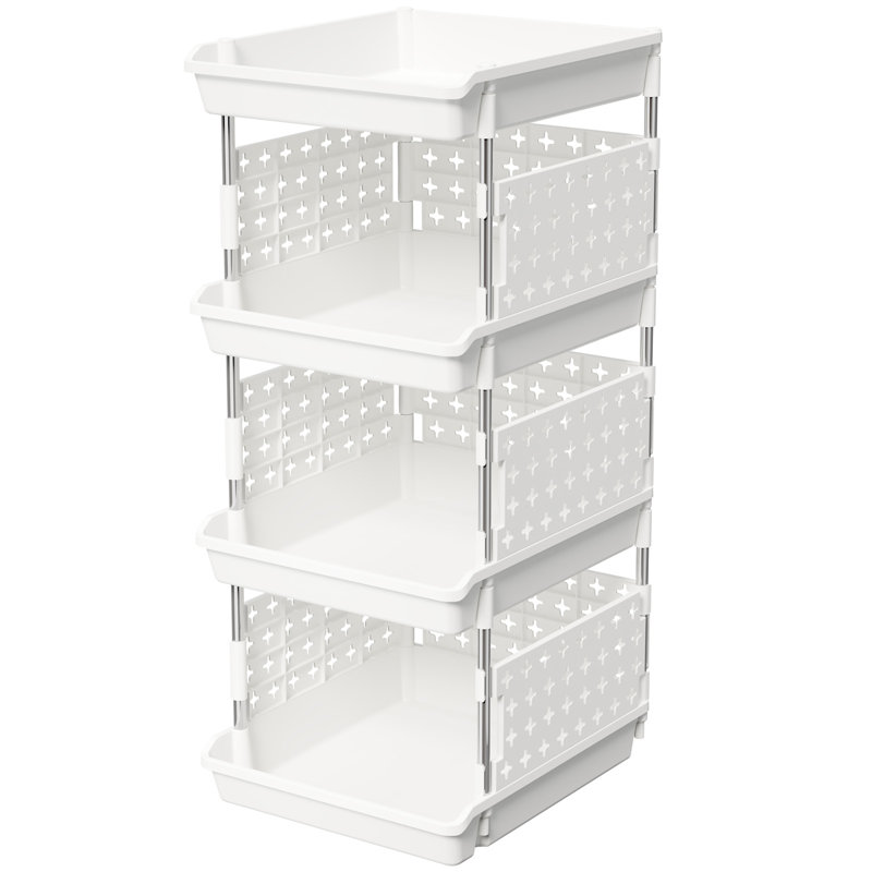 Remigia 5.07'' H x 11.81'' W Utility Cart, White