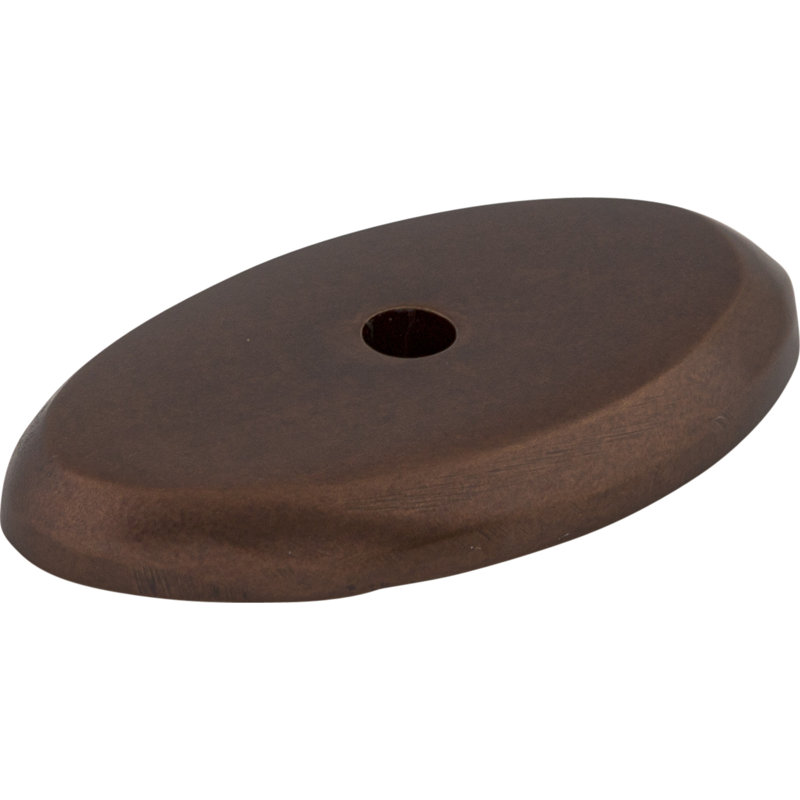 Aspen Oval  Backplate, 0.88" H x 1.5" W x 0.19" D, Mahogany Bronze