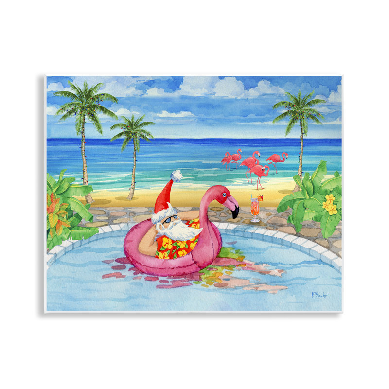 «Santa with Pool Float» par Paul Brent