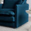 2 pièces et chaise, chenille bleue. Fabrication en bois massif, revêtement en chenille douce, coussins en éponge épais. Ajoutez du style à votre salon. Assemblage et chaise faciles à assembler, coussins confortables et modernes