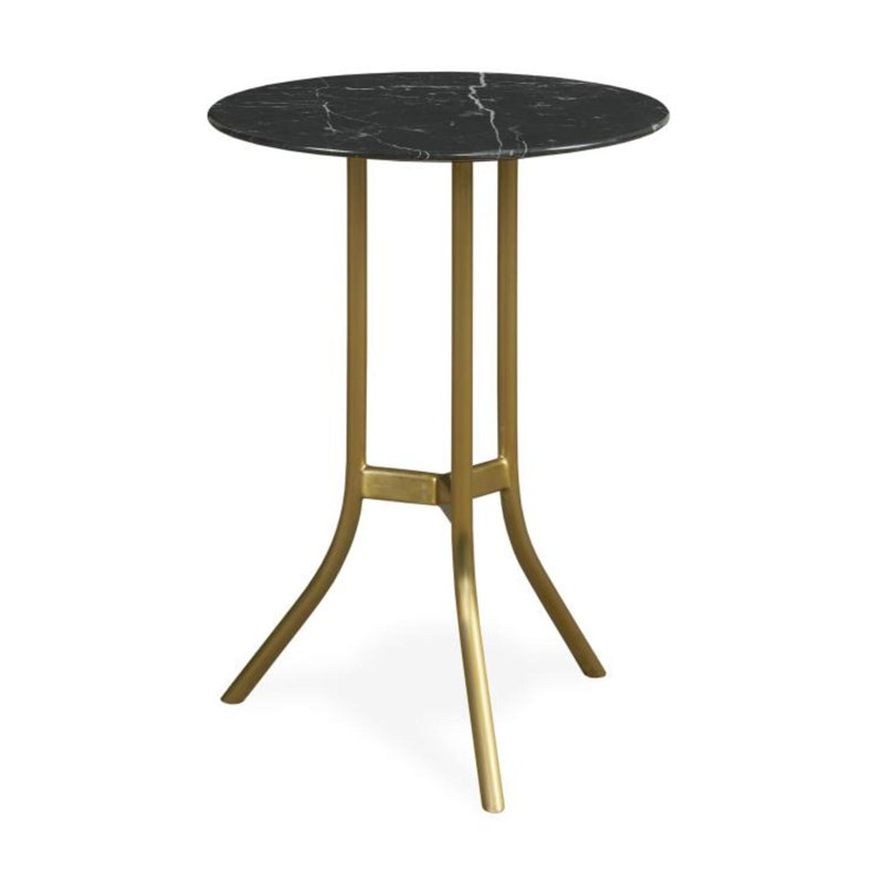Highland House Wood Marble End Table