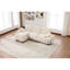 Canapé modulaire modulaire, canapé à assise profonde, canapé en velours côtelé, meubles rembourrés confortables pour salon, appartement, studio, bureau, ayant plusieurs combinaisons-733855835