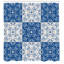 Ensemble de rideau de douche marocain et crochets-44323393
