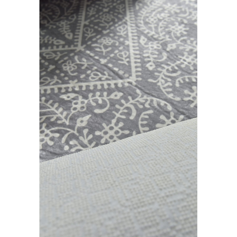 Premium Area Rug (5.2 x 7.5 ft), 100% Polyester, 0.2 in Pile Height | Antibacterial, Non-Slip Underside, Machine Washable | Elegant Design for Living Room & Bedroom Decor, Soft and Durable