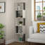 Chane Wall-Mounted Bookcase with 5 Shelves | Modern Storage Unit for Home or Office-37809542