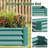6x3 Ft Galvanized Steel Raised Garden Bed Kit - 1ft High, Outdoor Metal Planter Box for Vegetables, Herbs, Flowers & Plants | Easy Assembly, Rust-Resistant, Durable，set of 5-367466034-367466045