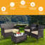 Satrogan 8 Piece Rattan Seating Group with Cushions-971285631