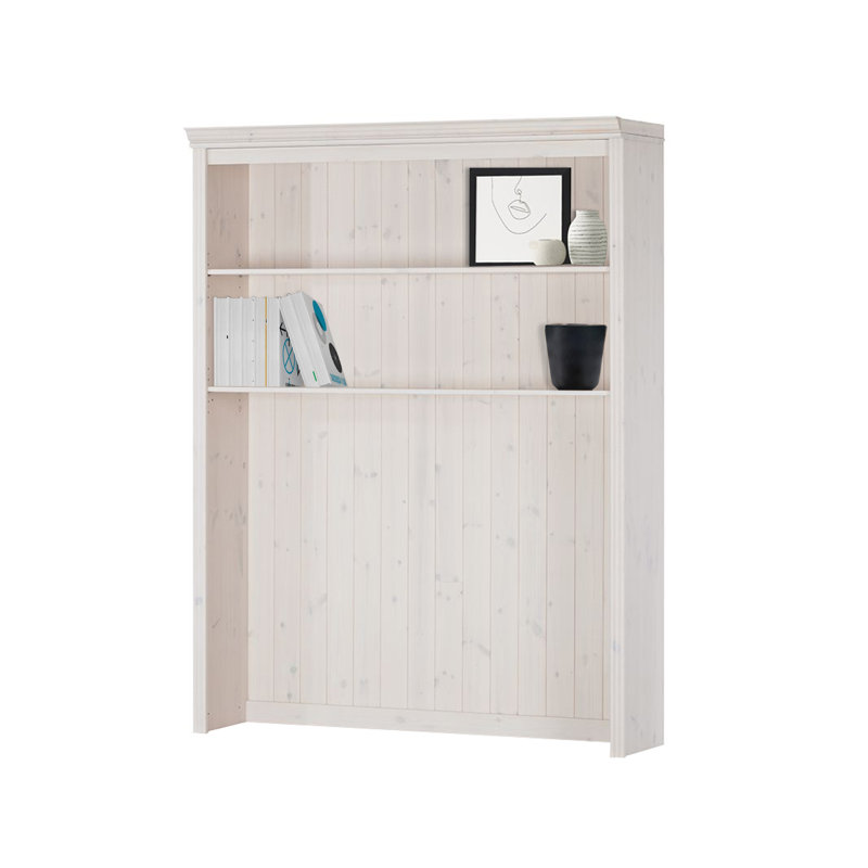 Tillett 177cm H x 137cm W Standard Bookcase, White