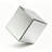 10.25x10.25x5.25"Rectangular Glass Mirror Risers 6 sided