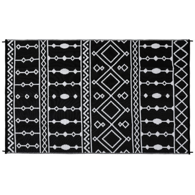 Tapis d'extérieur pour l'extérieur, tapis de paille en plastique pour l'extérieur pour camping, grand tapis de sol pour l'extérieur, véhicule récréatif, patio, cour arrière, terrasse, pique-nique