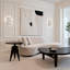 LED wall light with crystal accents-653984139