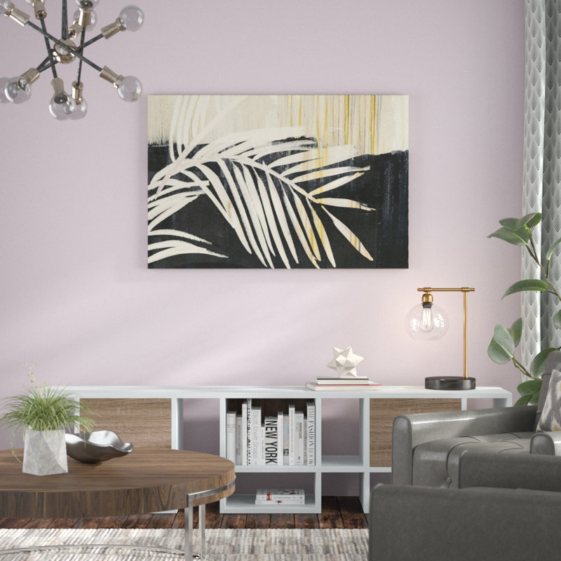 «Golden Raffia I», peinture sur toile, H 32 po x l 48 po