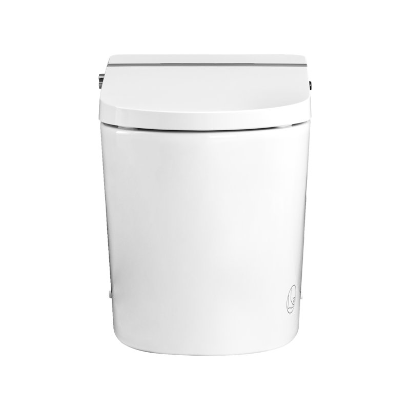 Smart Toilet Bidet With Night , Heated Seat, Self-Cleaning Nozzle, Foot Sensor, Remote Control, Led Display Nozzle &