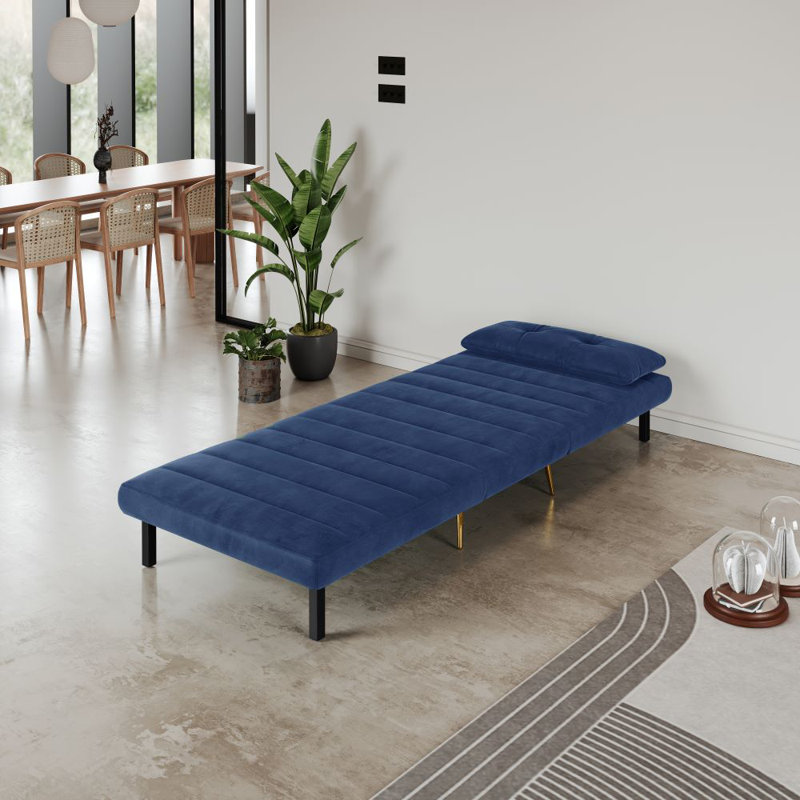 Taysia 1 Seater Sofa Bed, Blue