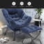 Fauteuil Lazy avec repose-pieds, fauteuil d'appoint moderne-736452320