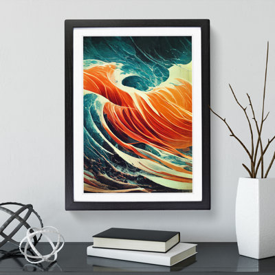 Beach Ocean Wave Abstract No.1 - Single Picture Frame Print