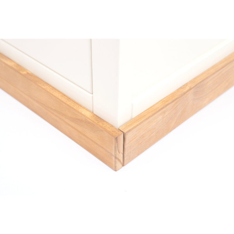 Aurelia 90cm W 4 - Drawer Chest of Drawers, Off White/Brown
