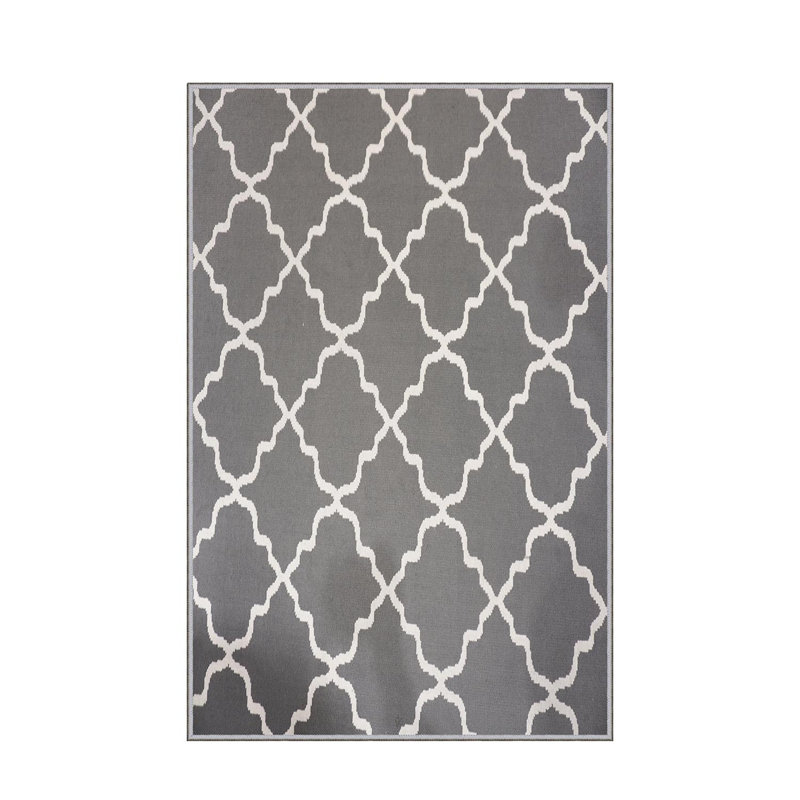 Soft Hall Carpet 2.6 x 4.9 Feet | 100% Polyester, 0.04 in Pile Height | Antibacterial, Non-Slip Underside | Woven with 3D Digital Printing | Machine Washable | Durable & Stylish for Entryways & Living Rooms